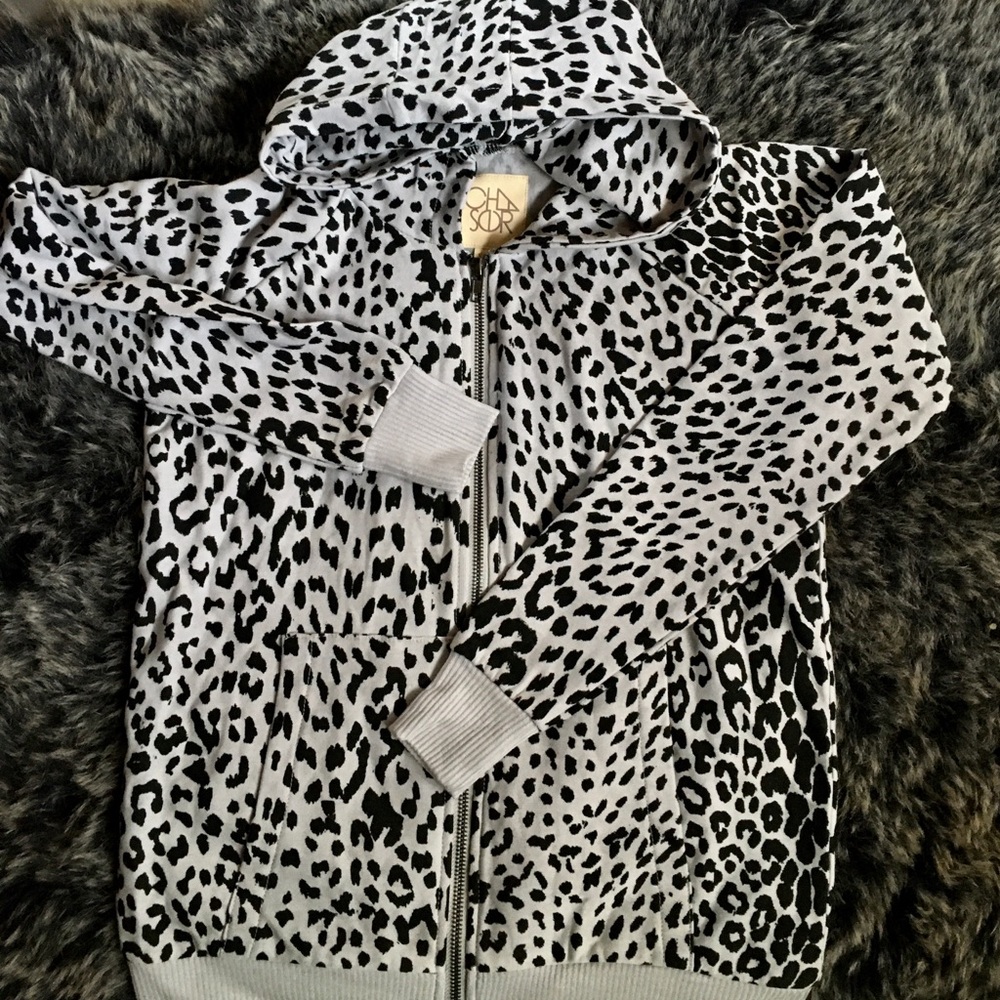 Chaser leopard hoodie